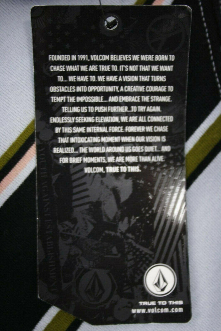 Volcom Men's Pale Blue Laney Crew S/S T-Shirts (S06)