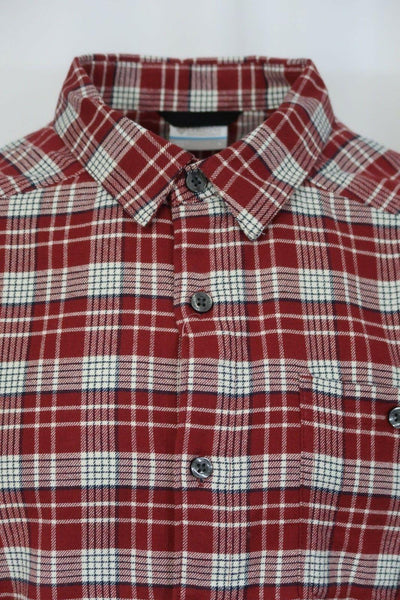 Columbia Men's Apple Red Cornell Woods L/S Flannel (Retail $60)