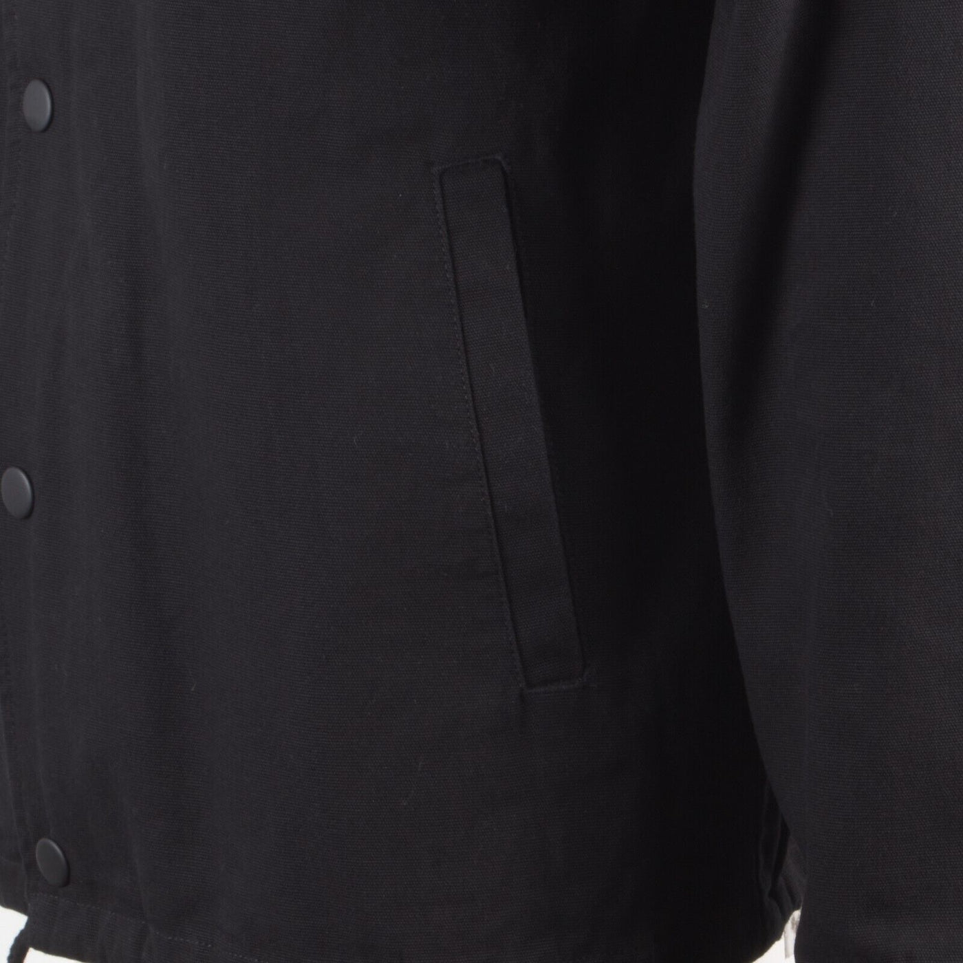 Vans Men's Black Torrey Skate Snap On Button Jacket