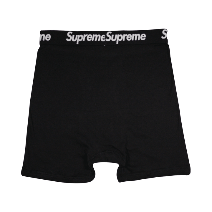 M4枚Supreme Hanes® Boxer Briefs Black\" Supreme Hanes Boxer Brief Black Underwear (4 Pack