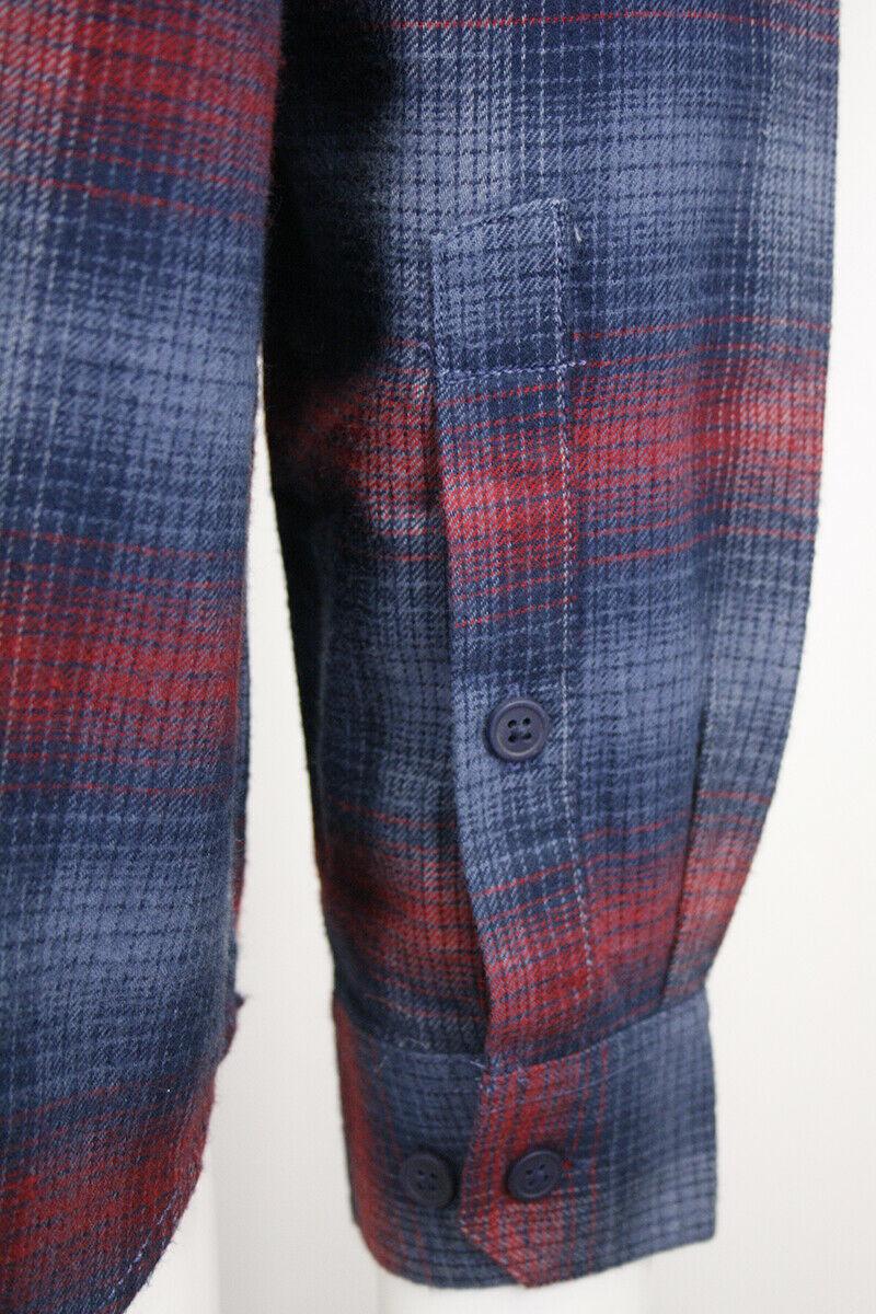 Columbia Men's Omniwick Red Blue L/S Plaid Flannel (S02) (Size 2XL)