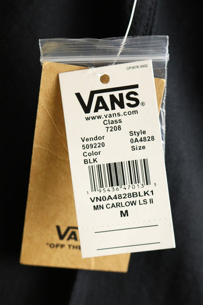 Vans Men's Black Carlow II Denim L/S Woven Shirt (S08)