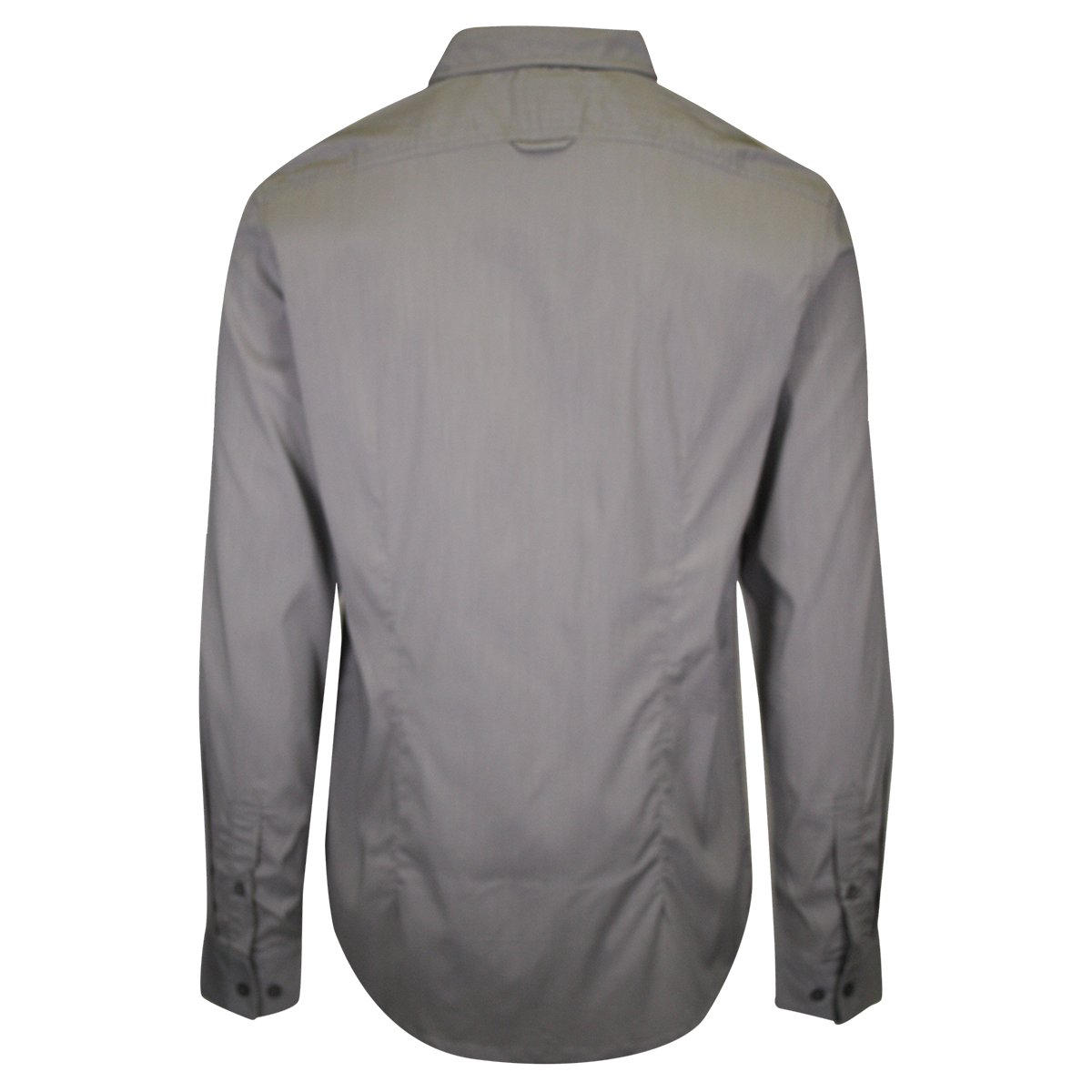 prAna Men's Grey L/S Woven Shirt (S65)