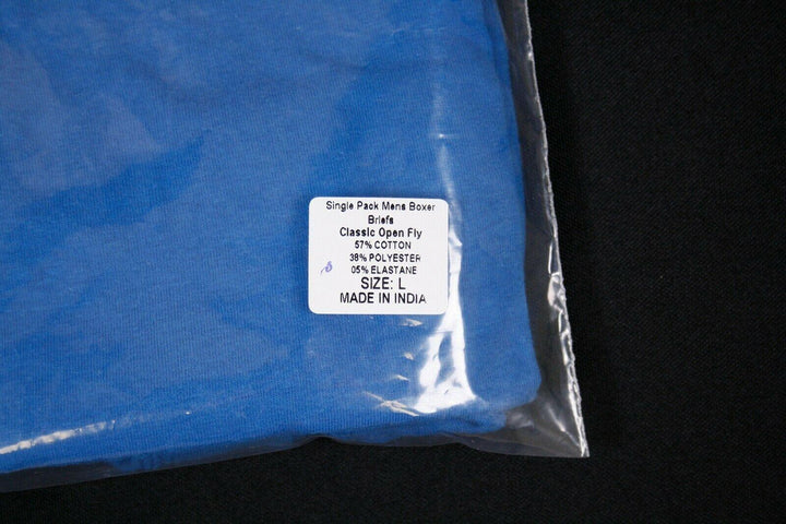 Kenneth Cole Men's Reaction 1 Pack Navy Band Blue Boxer Brief (S04)