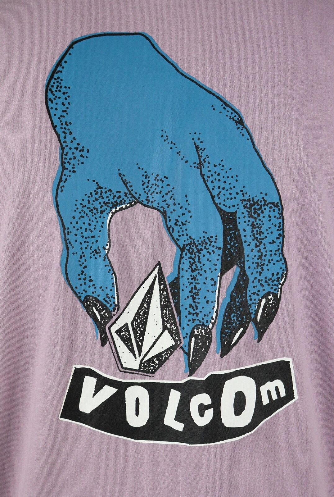 Volcom Men's Purple Stone Blue Hand L/S T-Shirt (584)