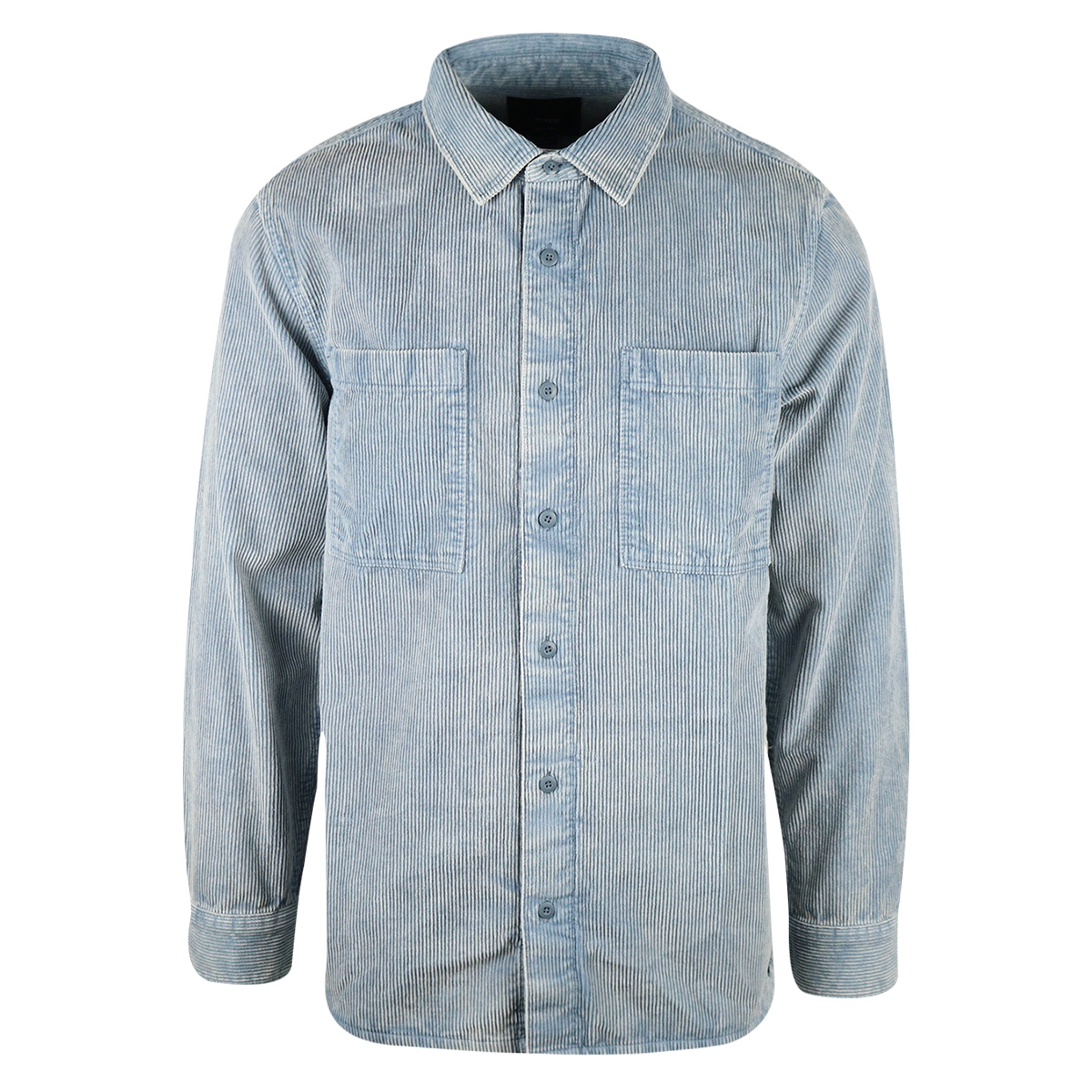 Vans Men's Blue Mirage Gatewood Corduroy Classic Fit L/S Woven Shirt