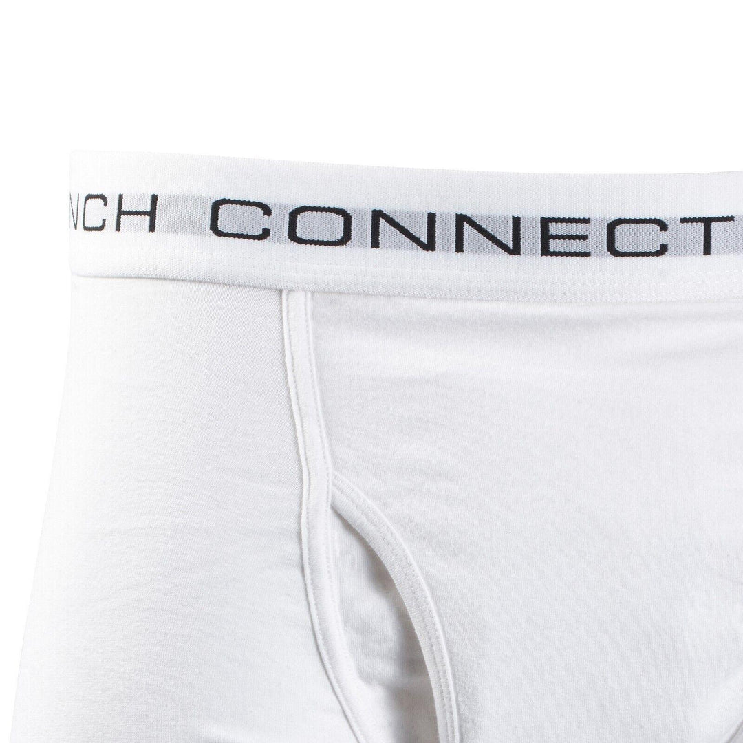 French Connection Men's White & Black 2 Pack Boxer Briefs
