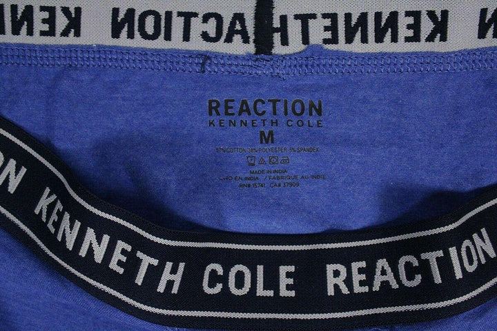 Kenneth Cole Men's Reaction 1 Pack Navy Band Blue Boxer Brief (S04)