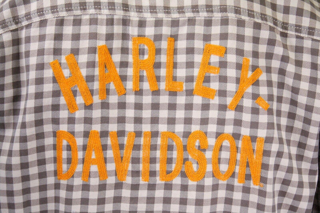 HD Branded Men's Grey Brown Plaid S/S Woven Shirt