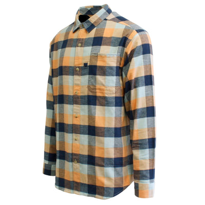 Columbia Men's Bright Nectar Multi Check PFG Slack Tide L/S Flannel Shirt (874)