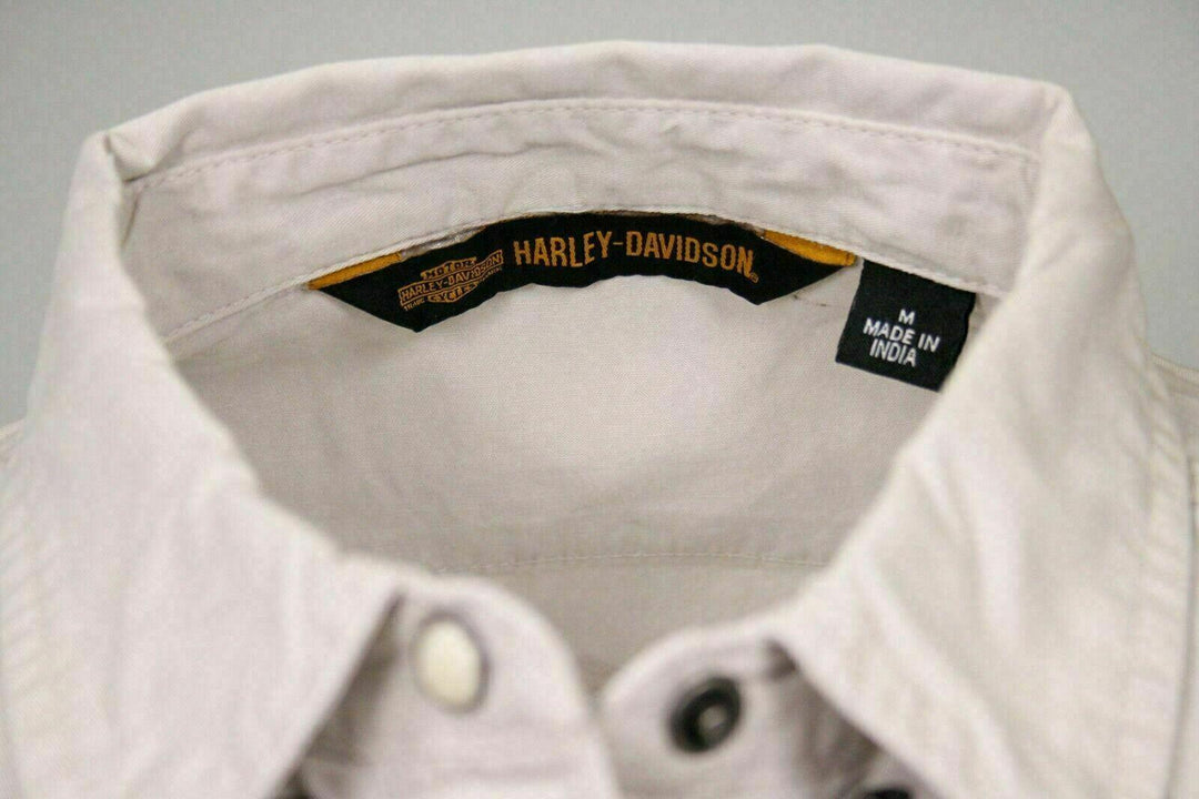 HD Branded Women's Beige 1903 L/S Woven Shirt (S17)