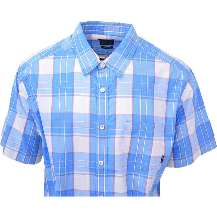 Quik Silver Men's Locked Down Plaid S/S Woven Shirt