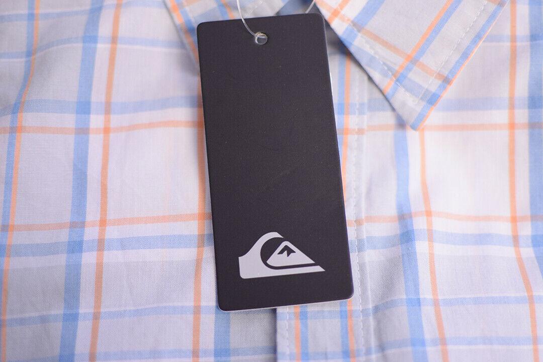 Quik Silver Men's Locked Down Plaid S/S Woven Shirt