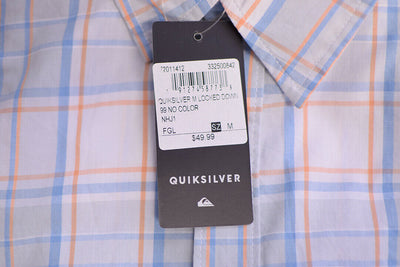 Quik Silver Men's Locked Down Plaid S/S Woven Shirt