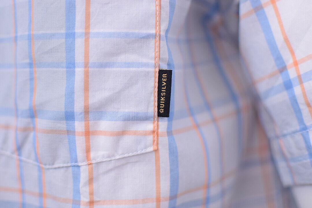 Quik Silver Men's Locked Down Plaid S/S Woven Shirt