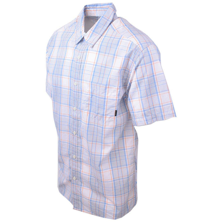 Quik Silver Men's Locked Down Plaid S/S Woven Shirt