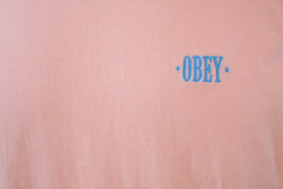 Obey Men's New Times Box Pink Tank Top
