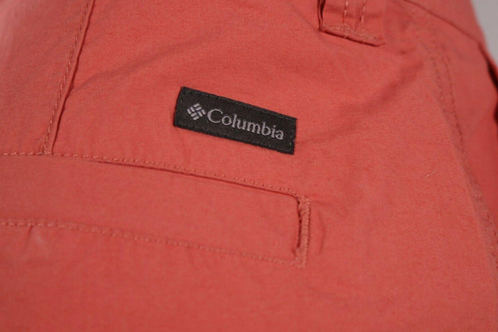 Columbia Men's Dark Coral Inseam 8" Washed Out Chino Short (Retail $40) 639