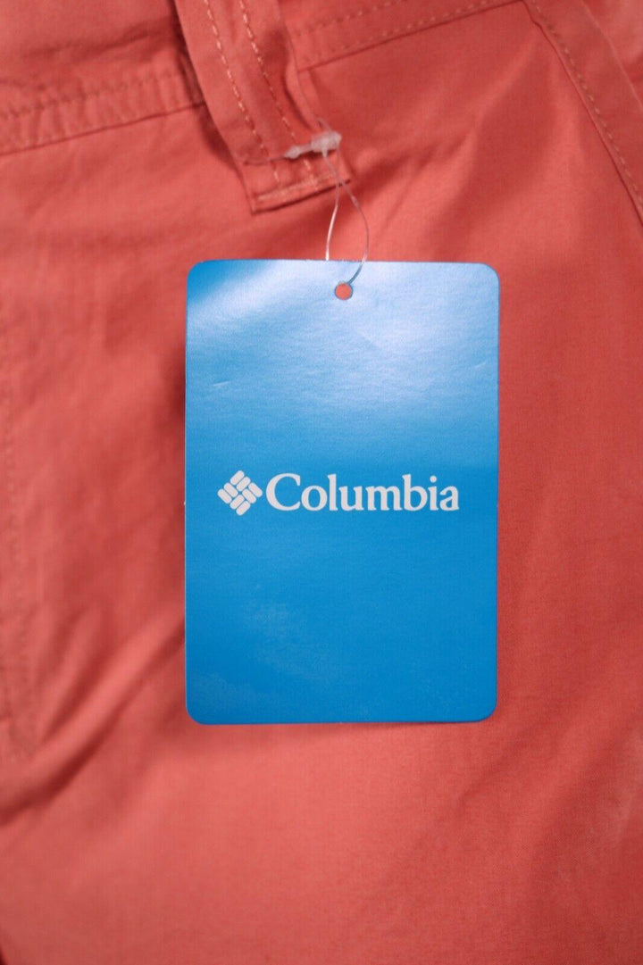 Columbia Men's Dark Coral Inseam 8" Washed Out Chino Short (Retail $40) 639