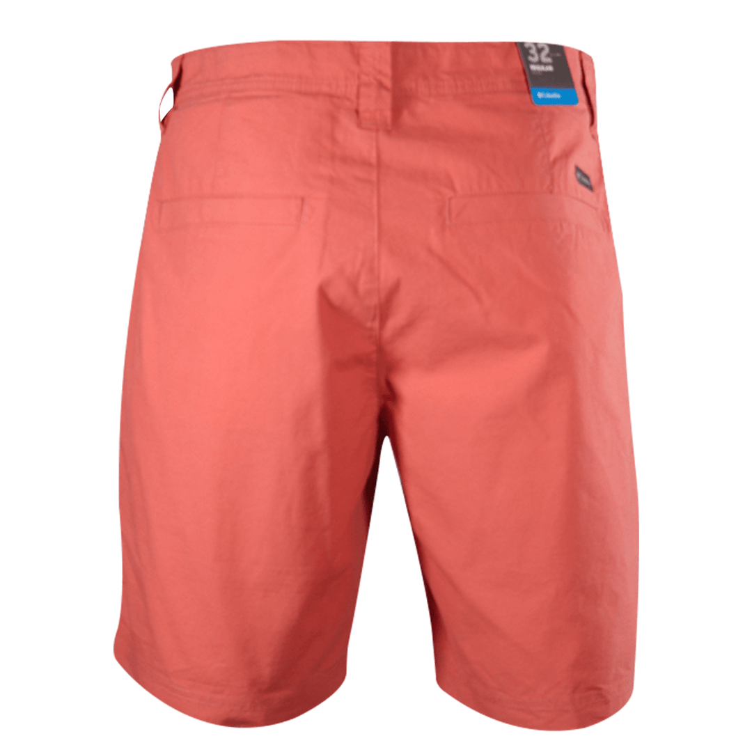 Columbia Men's Dark Coral Inseam 8" Washed Out Chino Short (Retail $40) 639