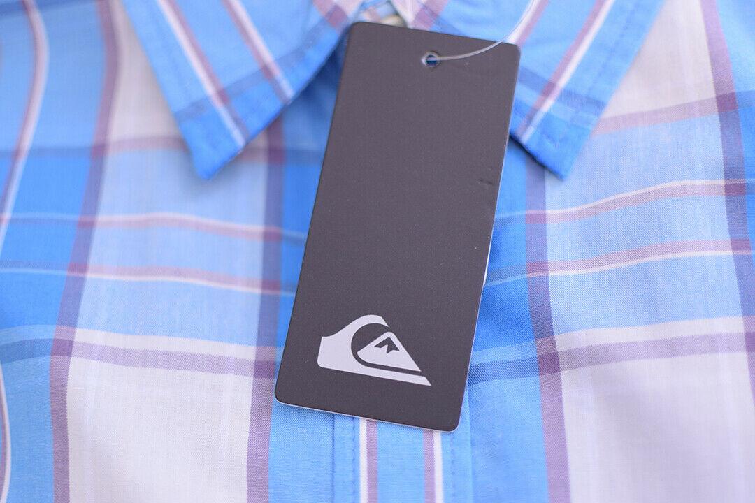 Quik Silver Men's Locked Down Plaid S/S Woven Shirt