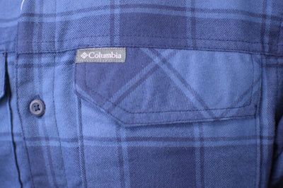 Columbia Men's Omni-Wick Kestrel Trail L/S Flannel Size XS