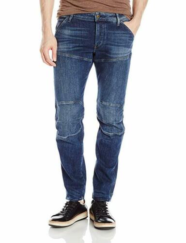 G-STAR RAW Men's 5620 Deconstructed 3D Low Tapered Cerro Stretch Denim Jeans